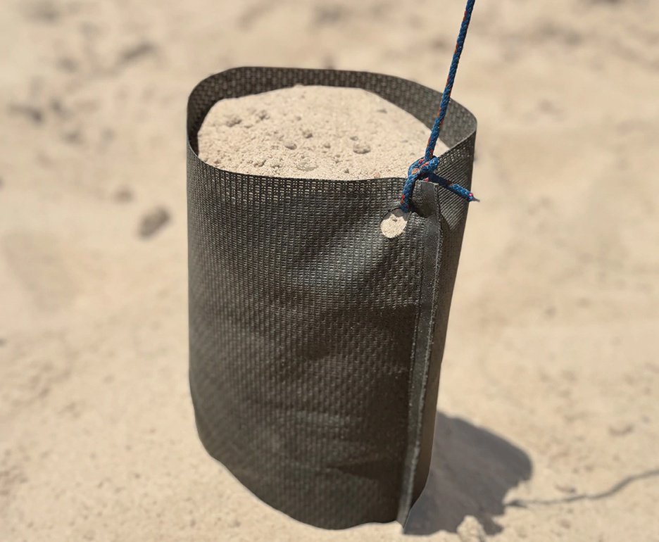 Guarda Sol Poliéster UV50+ Alumínio 2,50 x 2,5m Azul Marinho - Zaka