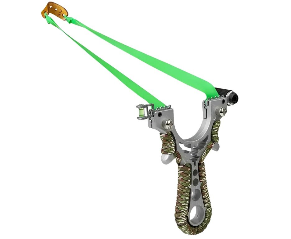 Atiradeira Estilingue Rossi Metal Mira Laser Profissional