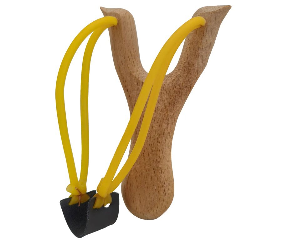 Atiradeira Estilingue Rossi Madeira Dupla