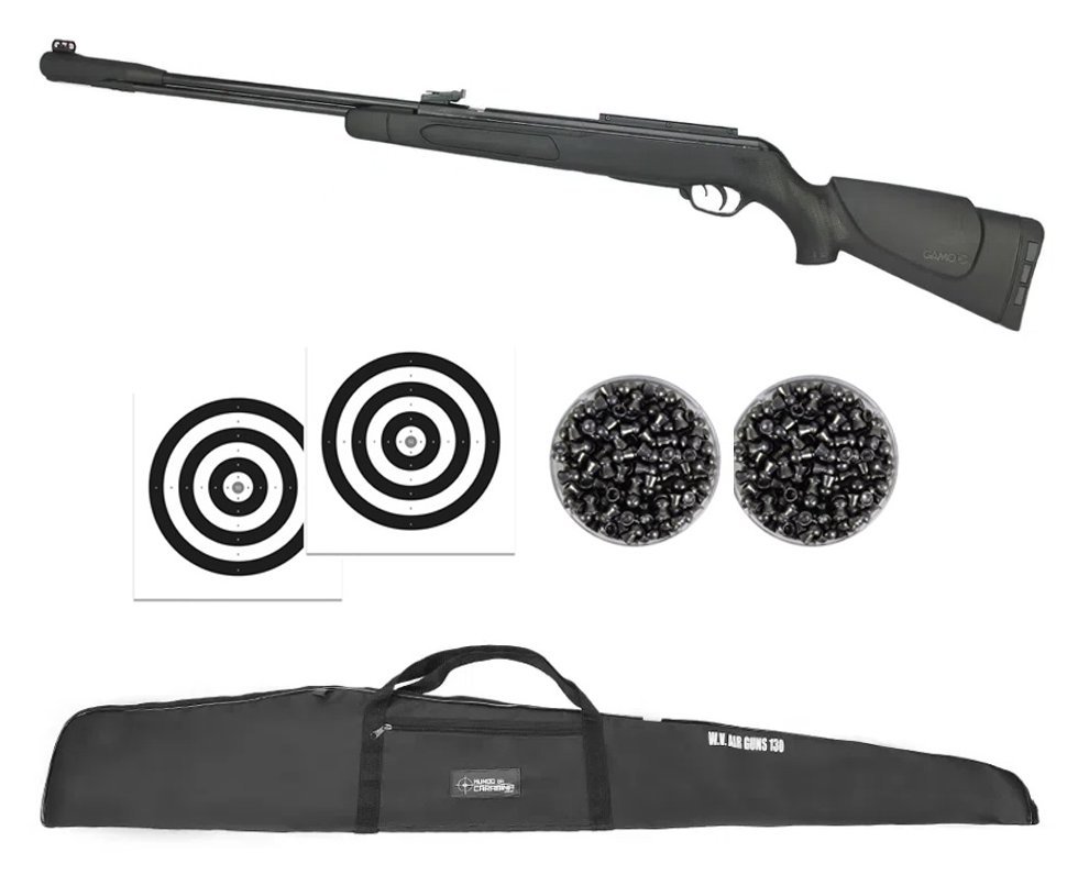 Carabina De Pressão Cfx Gamo Cal 5,5mm + Capa + Luneta 4x32 + Chumbo + Alvos