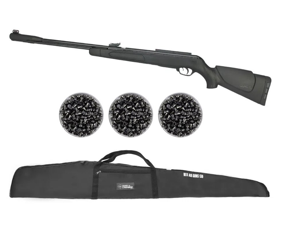 Carabina de Pressão Artemis GR800S Blade Gás Ram 60kg 5.5mm - Fxr + Case FXR + Chumbos