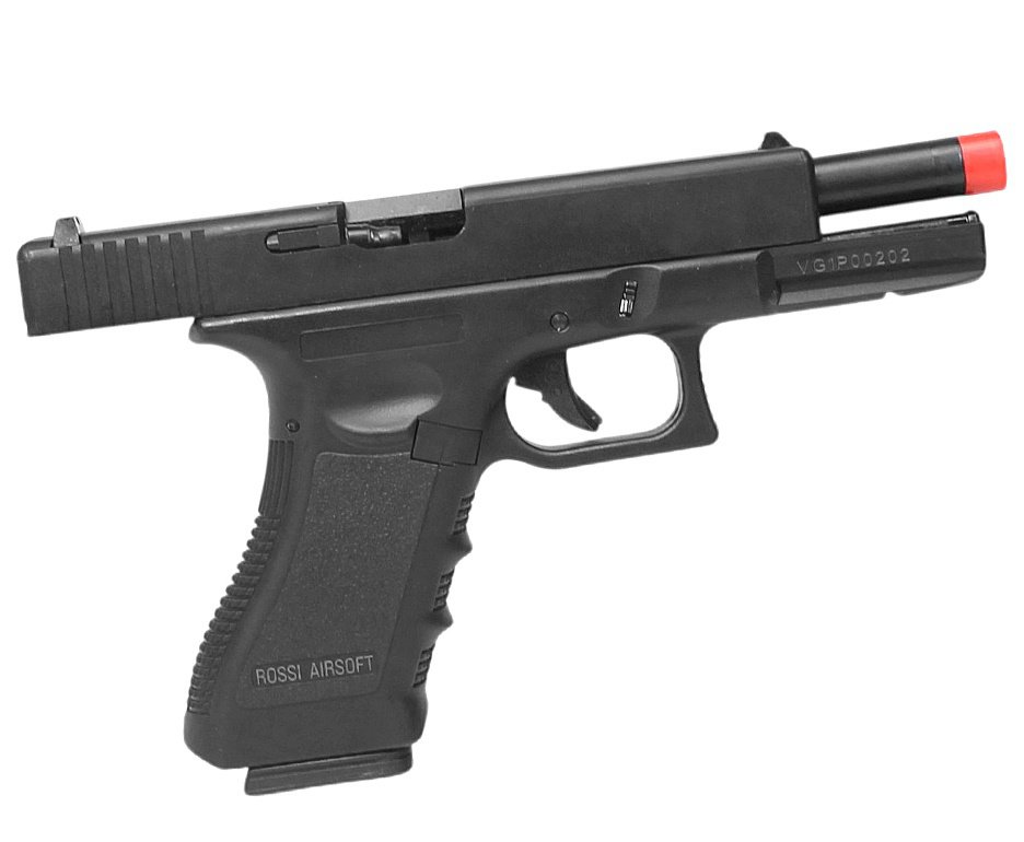 Pistola de Airsoft Gás GBB Glock VG V17 Full Metal Blowback 6mm - Rossi