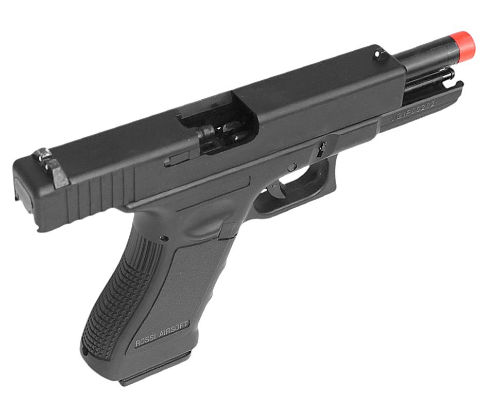 Pistola de Airsoft Gás GBB Glock VG V17 Full Metal Blowback 6mm - Rossi