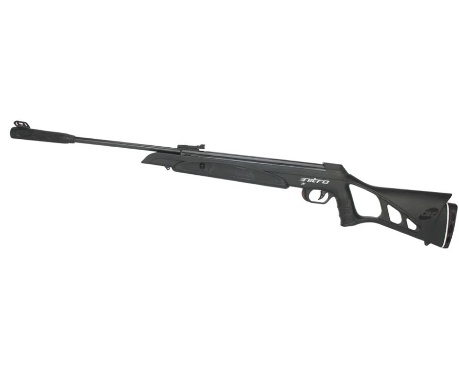 Carabina De Pressão Cbc Nitro-x 1000 - Calibre 5,5 Mm - Oxidada + Case FXR