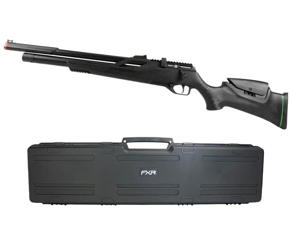 Carabina Pressão PCP Rossi T-REX 6.35mm Big Bore - Rossi + Case FXR