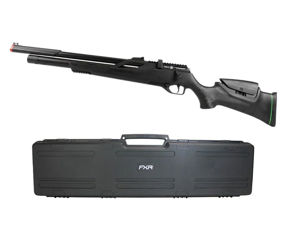 Carabina Pressão PCP Rossi T-REX 6.35mm Big Bore - Rossi + Case FXR