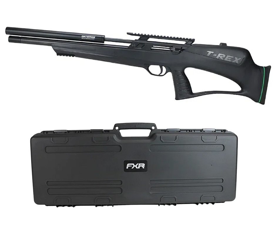 Carabina de Pressão PCP Artemis T-REX Bullpup 5,5mm com Válvula Reguladora  - Fixxar + Case FXR