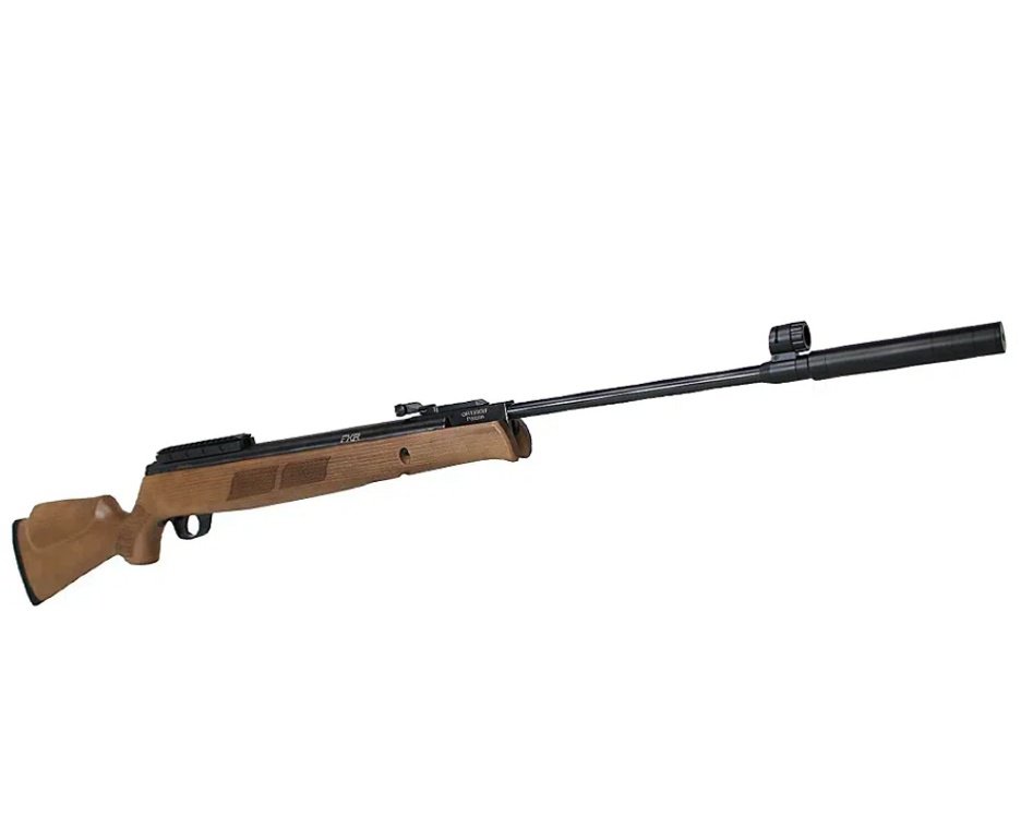 Carabina de Pressão Artemis GR1600W Falcon Gás Ram 5.5mm Com Supressor - FXR Armas + Case FXR