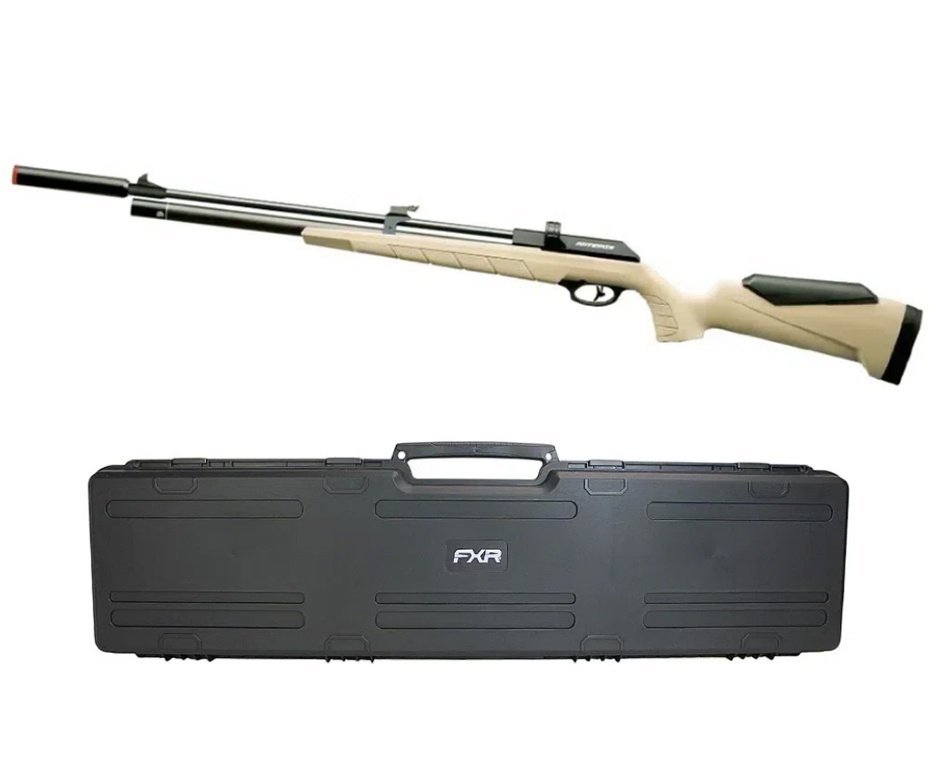 Carabina de Pressão Artemis PCP PR900T G3 Tan 5,5mm - FXR + Case FXR