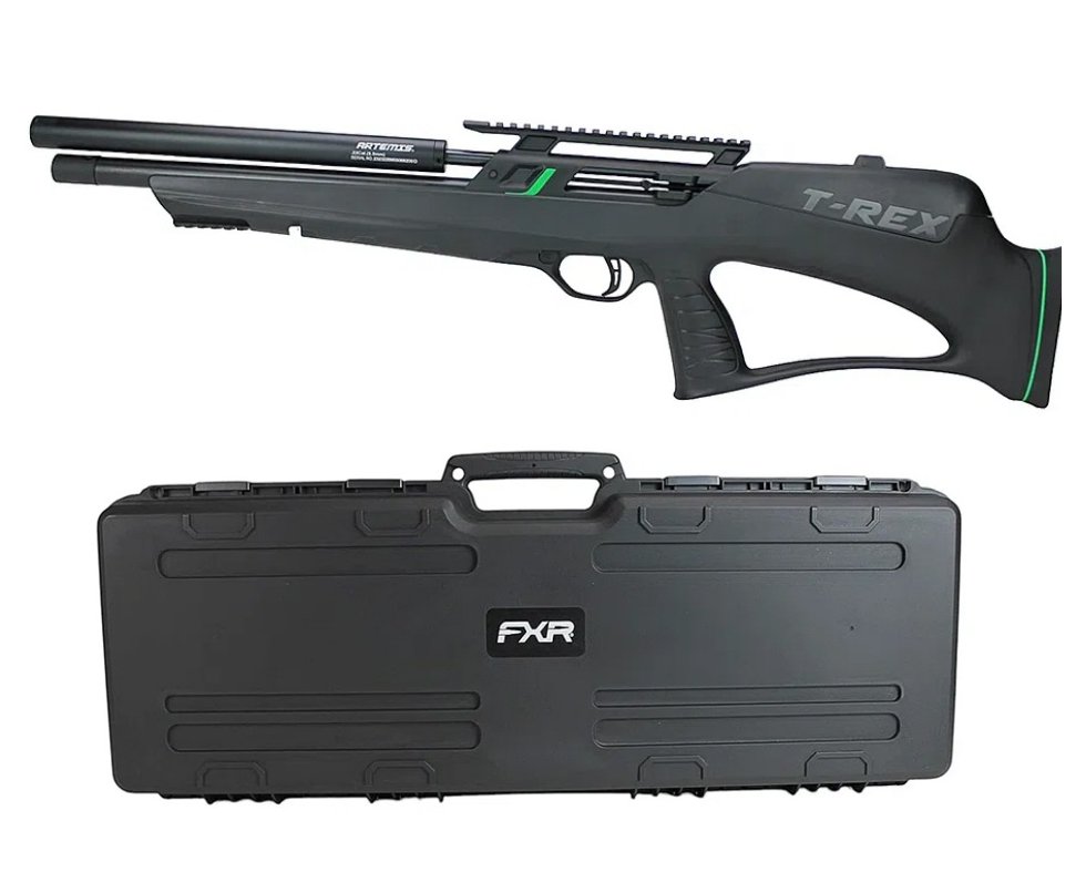 Carabina de Pressão PCP Artemis T-REX Bullpup 4,5mm com Válvula Reguladora - Fixxar + Case FXR