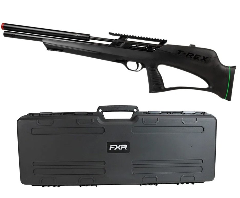 Carabina PCP Rossi T-REX Bull Pup 6,35mm Big Bore - Rossi + Case FXR