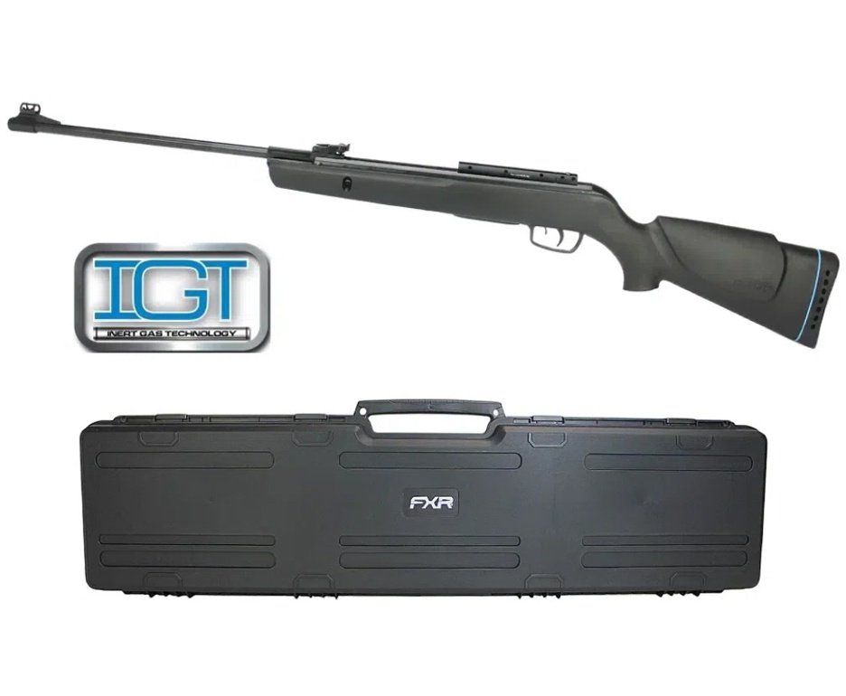 Carabina De Pressão Gamo News Big Cat 1000 5,5mm Igt High Power Gás Ram + Case FXR