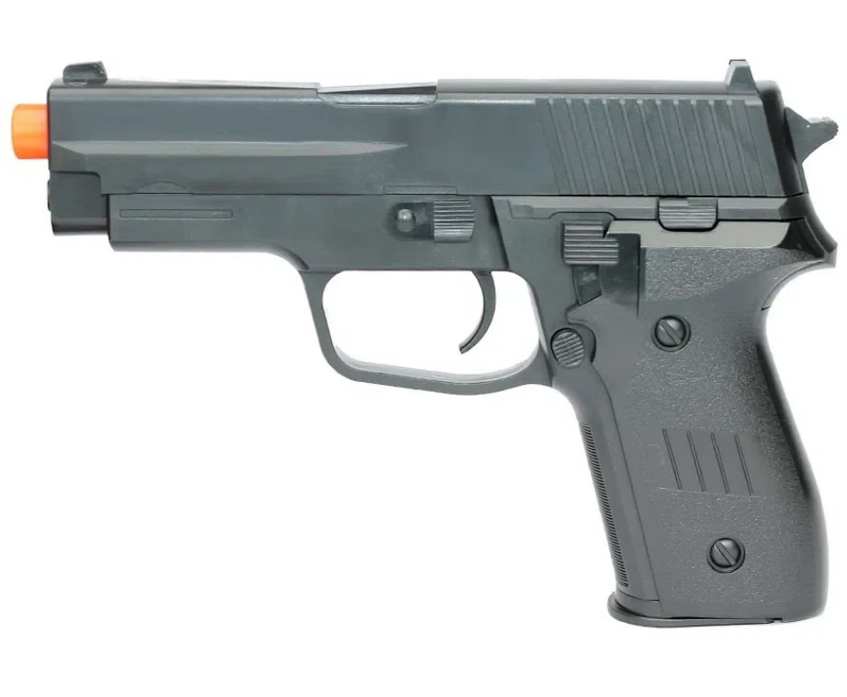 Pistola De Airsoft Vg P226 Spring 6mm Rossi Vigor + BBS + Alvos