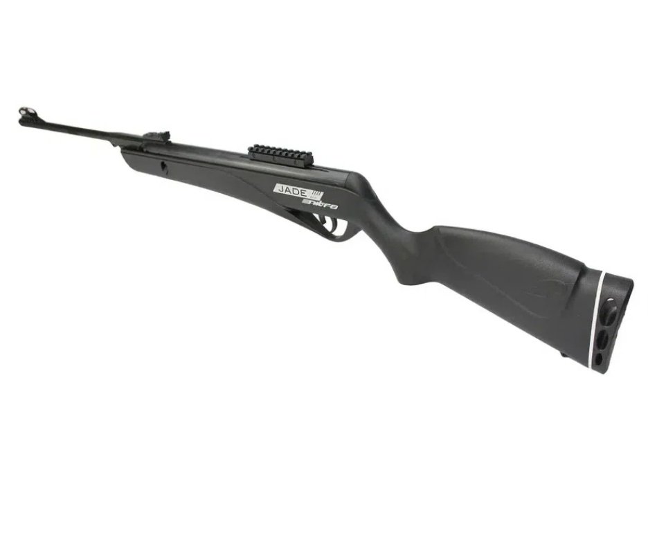 Carabina de Pressão CBC Jade Pro Nitro 6.35mm Preta + Chumbo + Capa