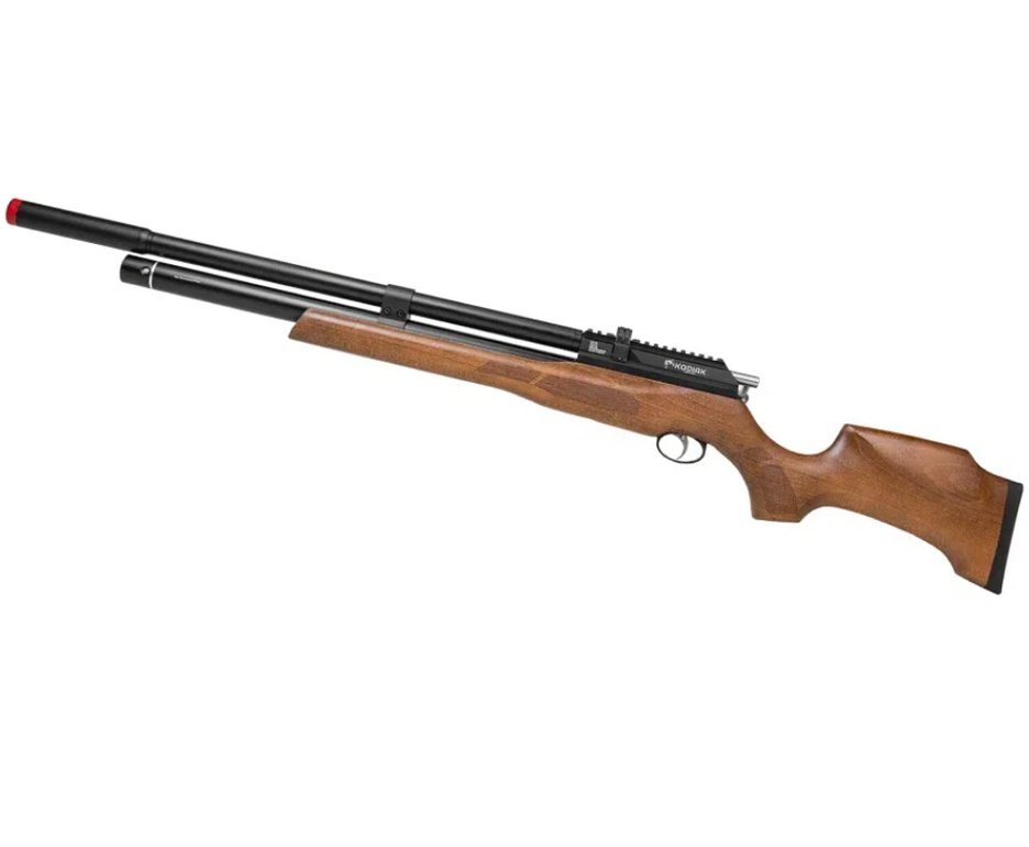 Carabina de Pressão PCP Kodiak VR Madeira 6,35mm - Rossi + Bomba + Capa + Luneta 3-9x40