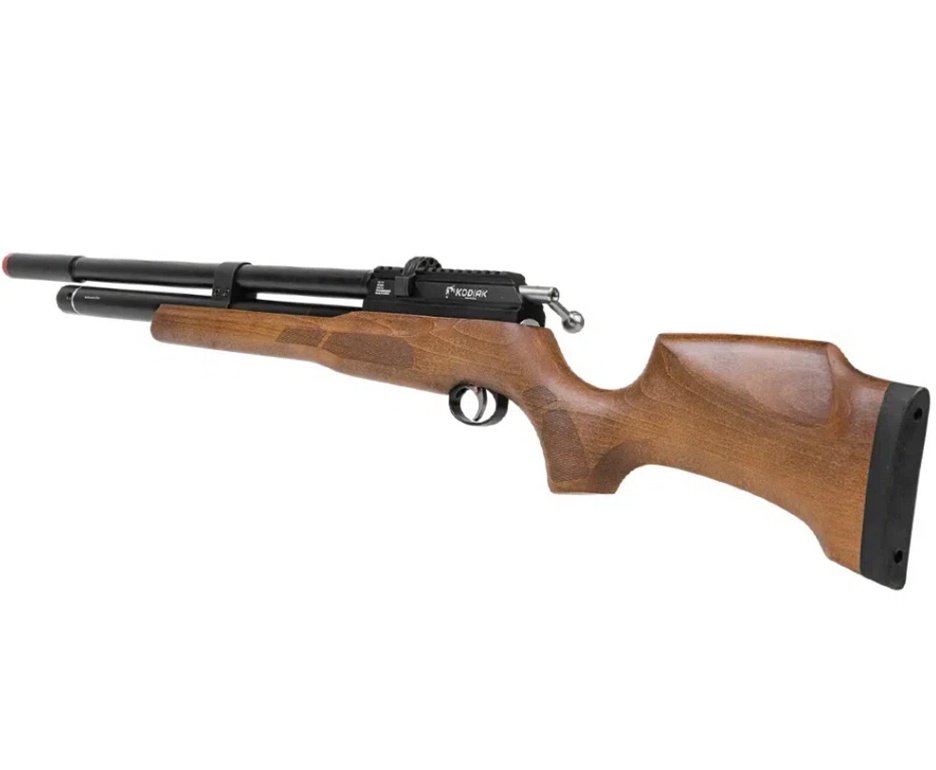 Carabina de Pressão PCP Kodiak VR Madeira 6,35mm - Rossi + Bomba + Capa + Luneta 3-9x40
