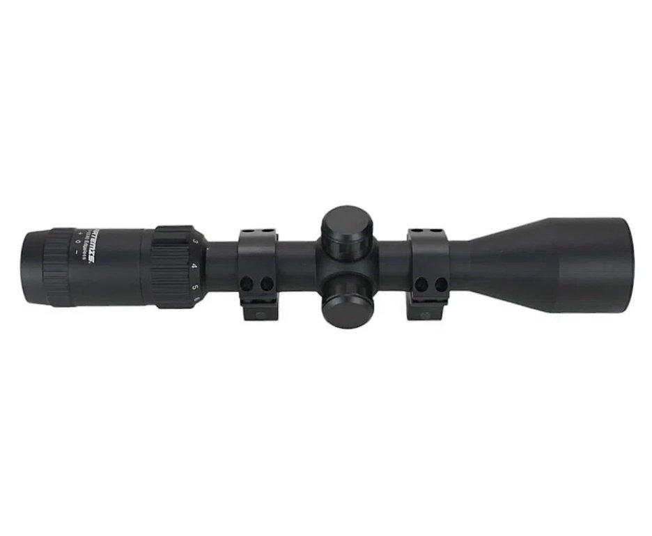Carabina de Pressão PCP Nova Vista Bullpup Behemoth PS-R2-S Black 5.5mm com reguladora + Bomba + Capa + Luneta 3-9x40