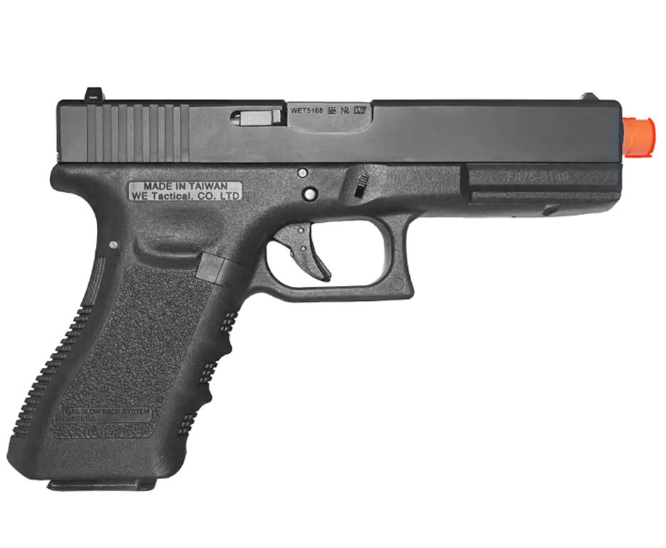 Pistola de Pressão Airgun Co2 WE/FXR 17 BK-A GEN3 Blowback 4.5mm