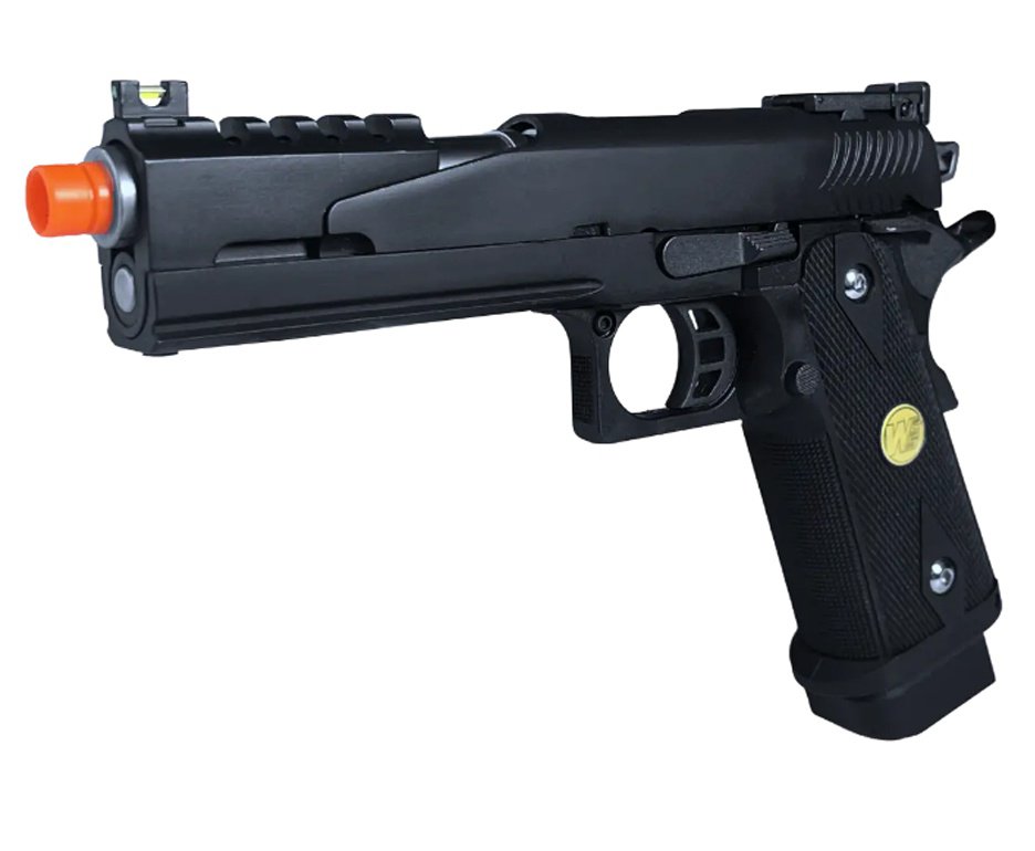Pistola de Airsoft Green Gas WE/FXR 1911 Dragon BK 5.1 C-Auto GBB 6mm