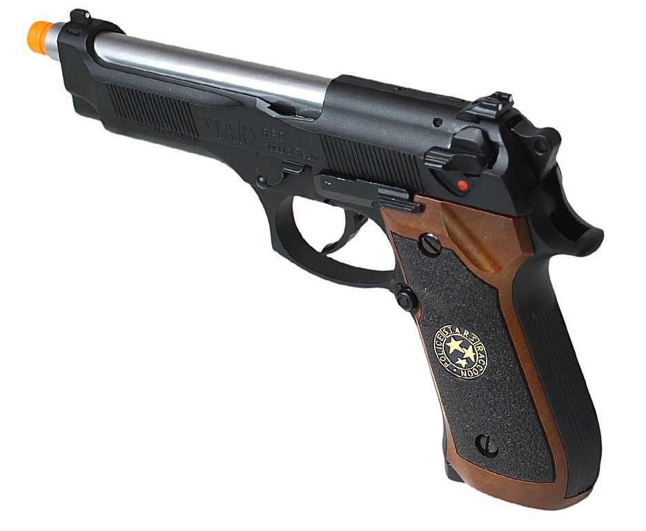 Artefato de Pressão Airgun Co2 WE/FXR M92 Biohazard BK-S Blowback 4.5mm