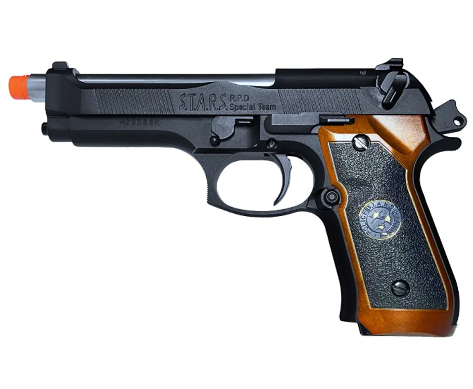 Pistola de Airsoft Green Gas WE/FXR M92 Biohazard 2Tone-S GBB 6mm