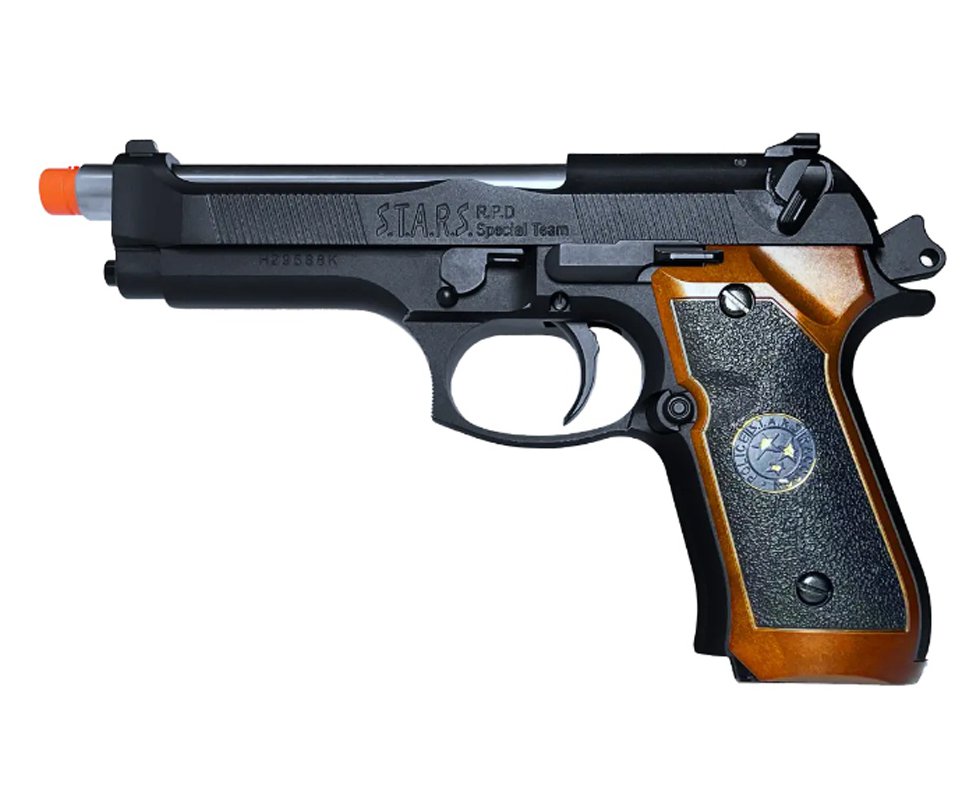 Pistola de Airsoft Green Gas WE/FXR M92 Biohazard 2Tone-S GBB 6mm
