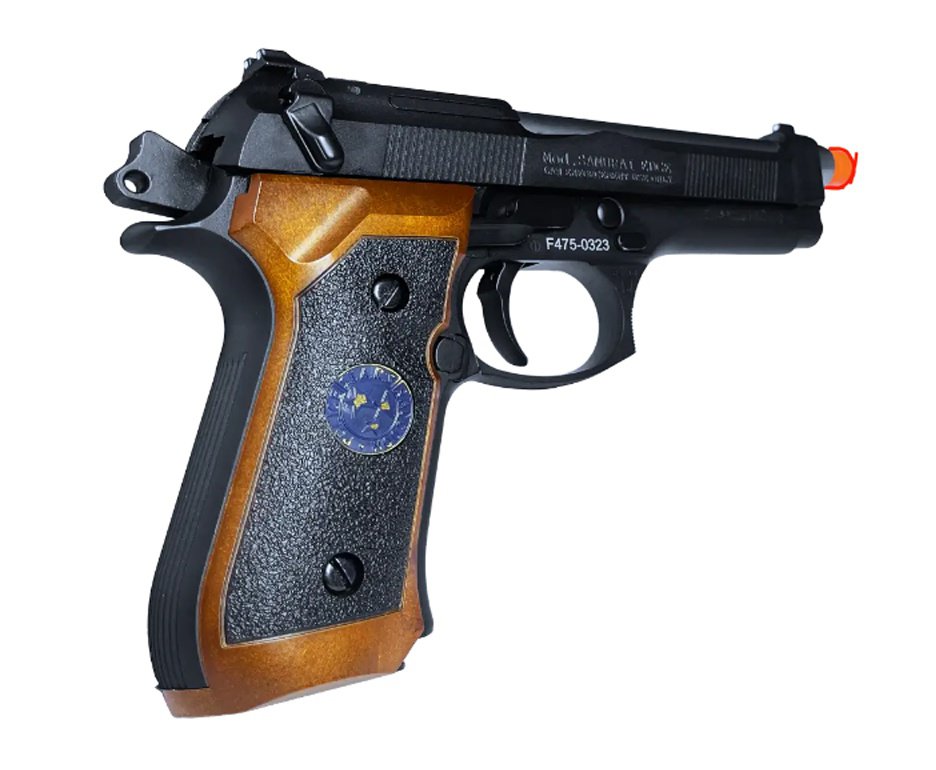 Pistola de Airsoft Green Gas WE/FXR M92 Biohazard 2Tone-S GBB 6mm