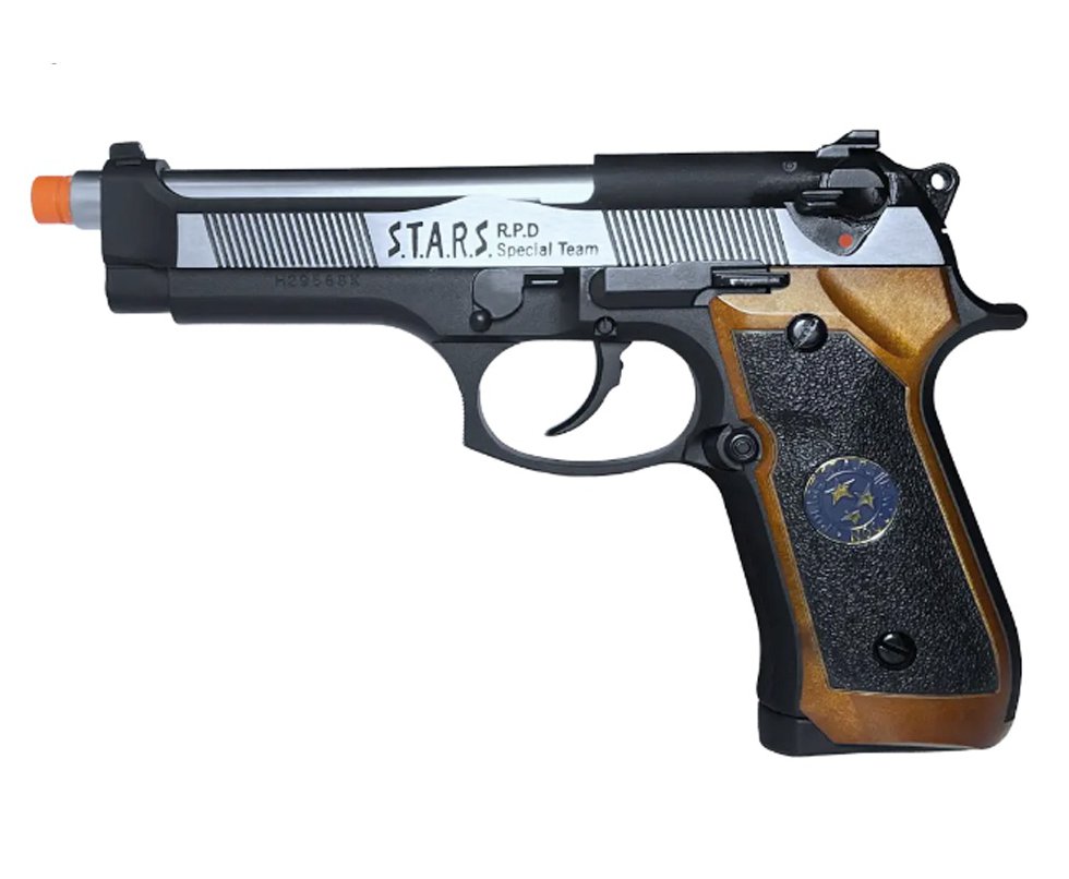 Pistola de Pressão Airgun Co2 WE/FXR M92 SV-S Blowback 4.5mm