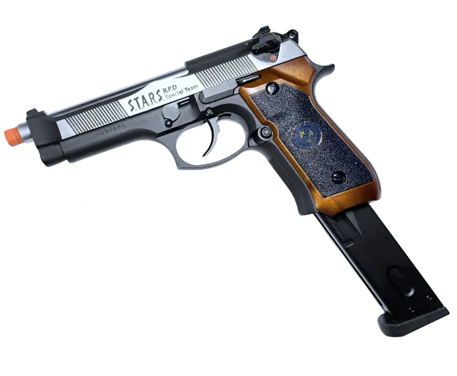 Pistola de Pressão Airgun Co2 WE/FXR M92 SV-S Blowback 4.5mm
