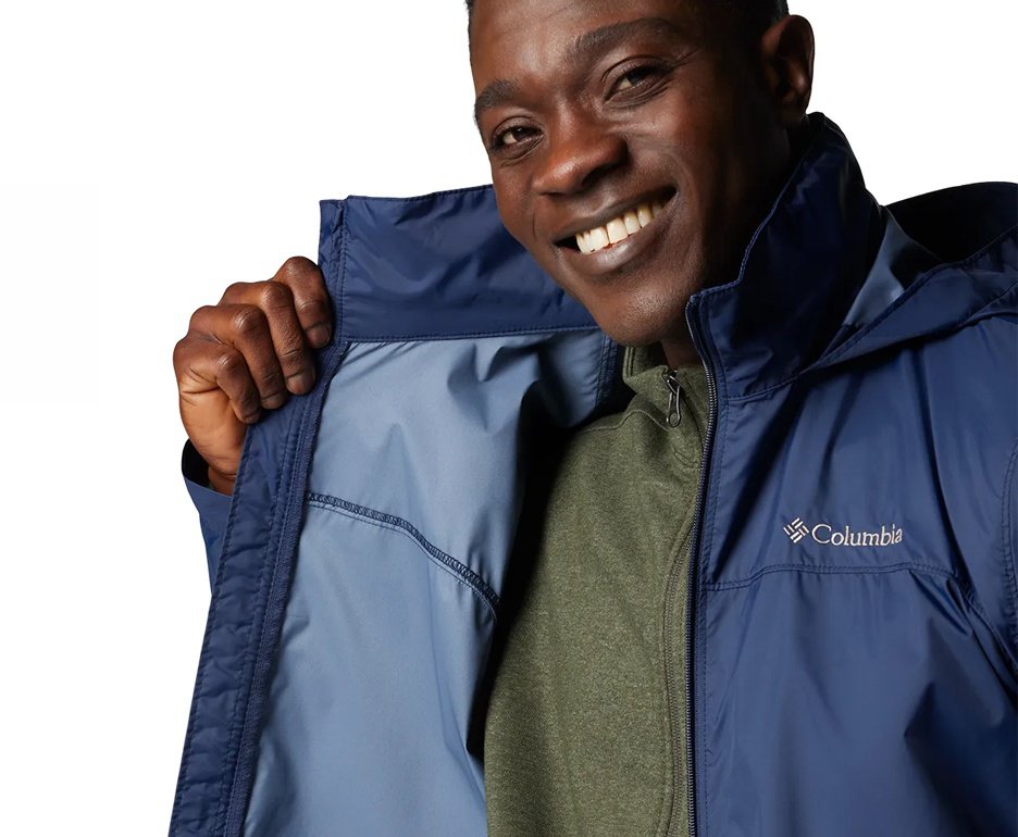 Jaqueta Columbia Glennaker Lake II Rain Collegiate Navy