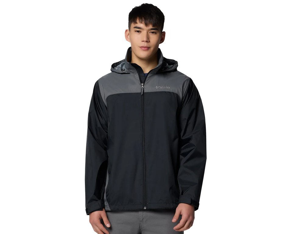 Jaqueta Columbia Glennaker Lake II Rain Black/City Grey