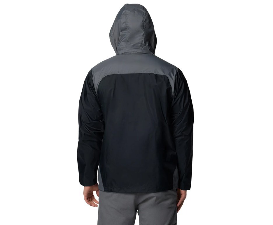 Jaqueta Columbia Glennaker Lake II Rain Black/City Grey