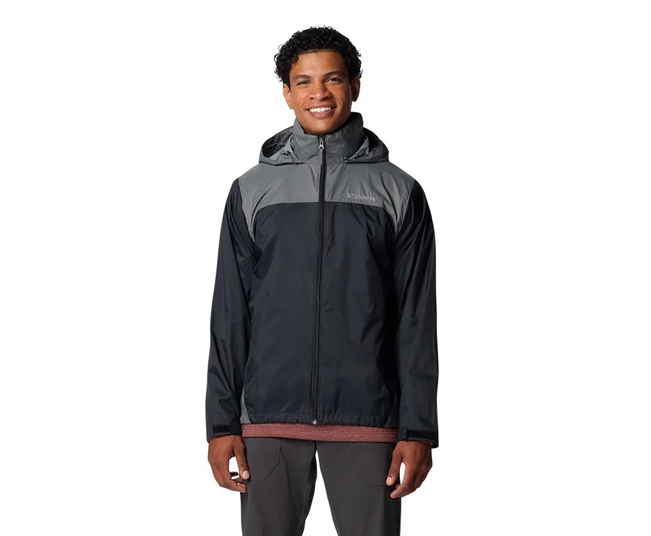 Jaqueta Columbia Glennaker Lake II Rain Black/City Grey