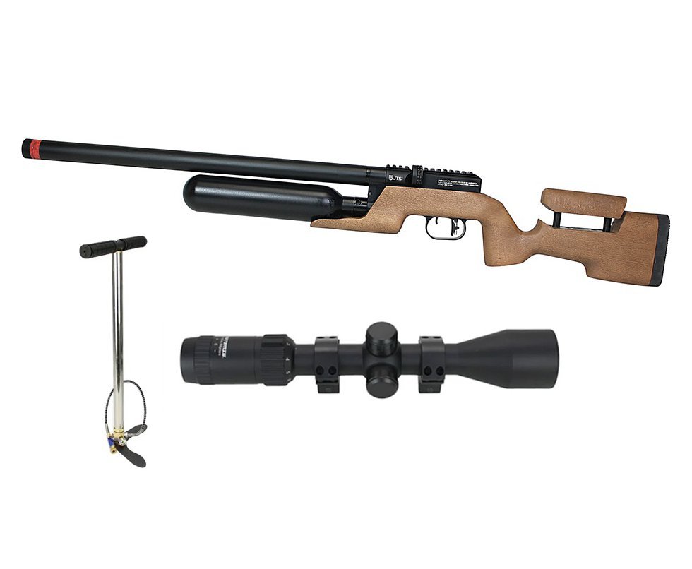 Carabina de Pressão PCP JTS Shawlawk 5.5mm - FXR + Bomba + Luneta 3-9x40