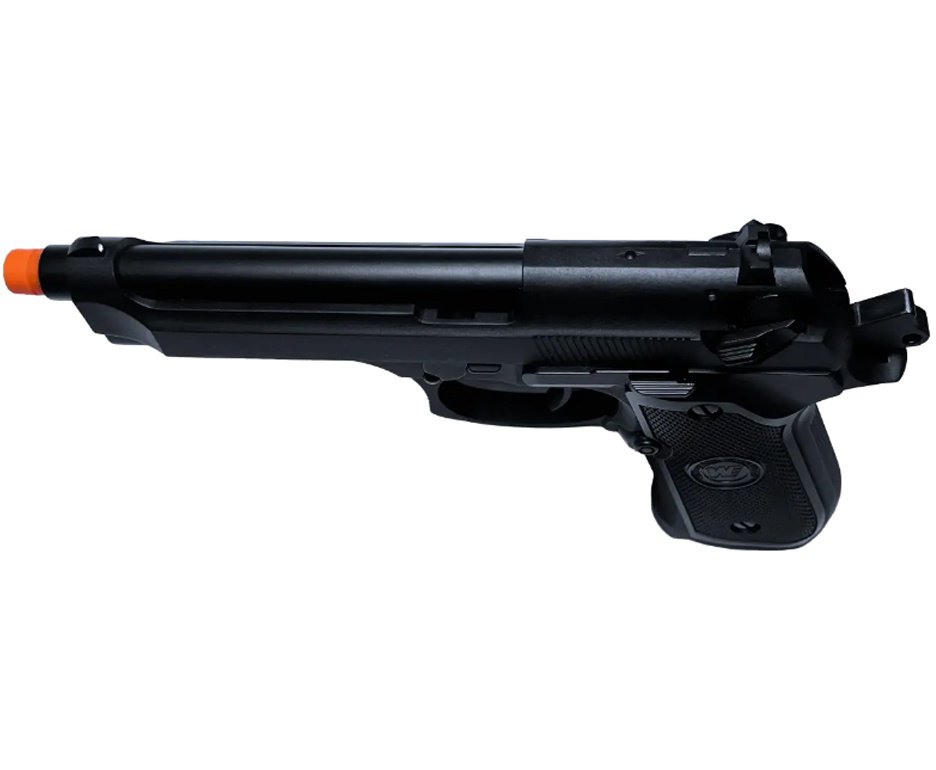 Pistola de Pressão Airgun CO2 M92-BK-S Blowback WE 45-M001 4.5mm - WE/FXR