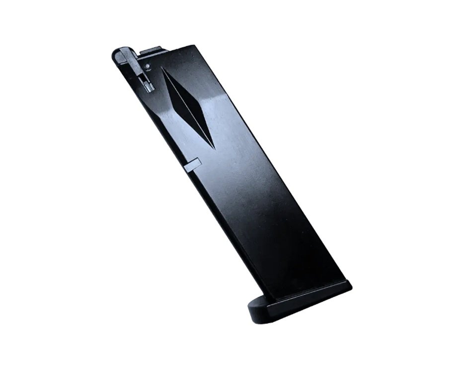 Pistola de Pressão Airgun CO2 M92-BK-S Blowback WE 45-M001 4.5mm - WE/FXR