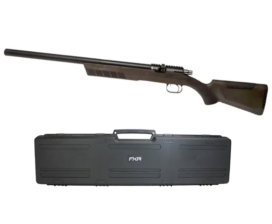 Carabina de Pressão PCP FXR Stealth Hawk 5.5mm - JTS Airguns + Case FXR