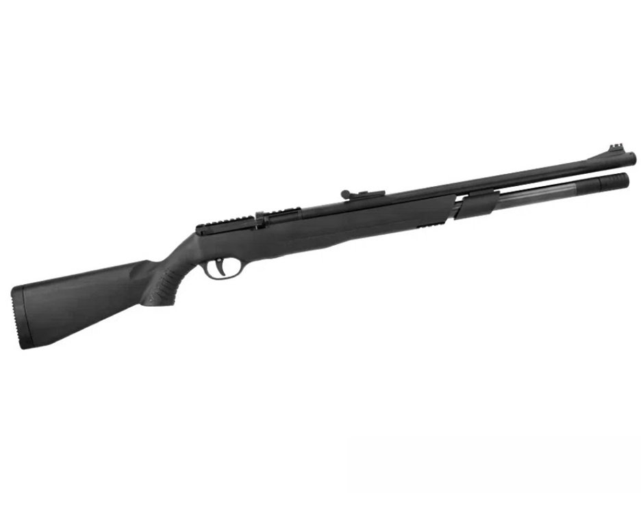 Carabina PCP JTS AirStryke Black 5.5mm - FXR + Bomba + Capa + Luneta 3-9x40 + Chumbos + Alvos