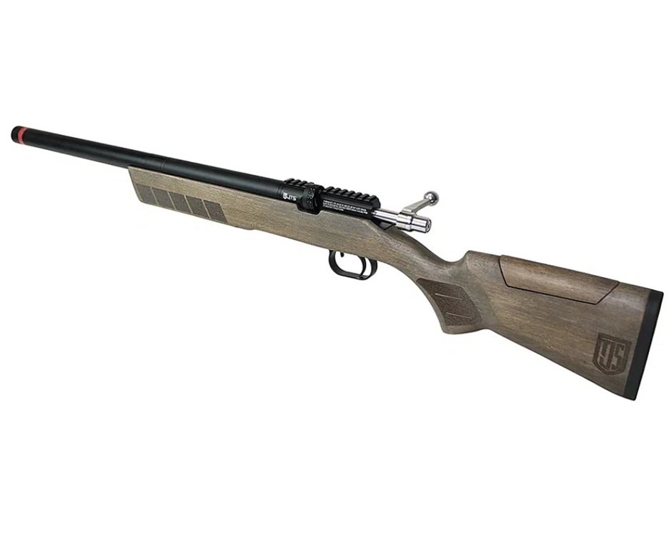 Carabina de Pressão PCP JTS Stealth Hawk 6.35mm + Bomba + Capa + Luneta 3-9x40 + Chumbos + Alvos