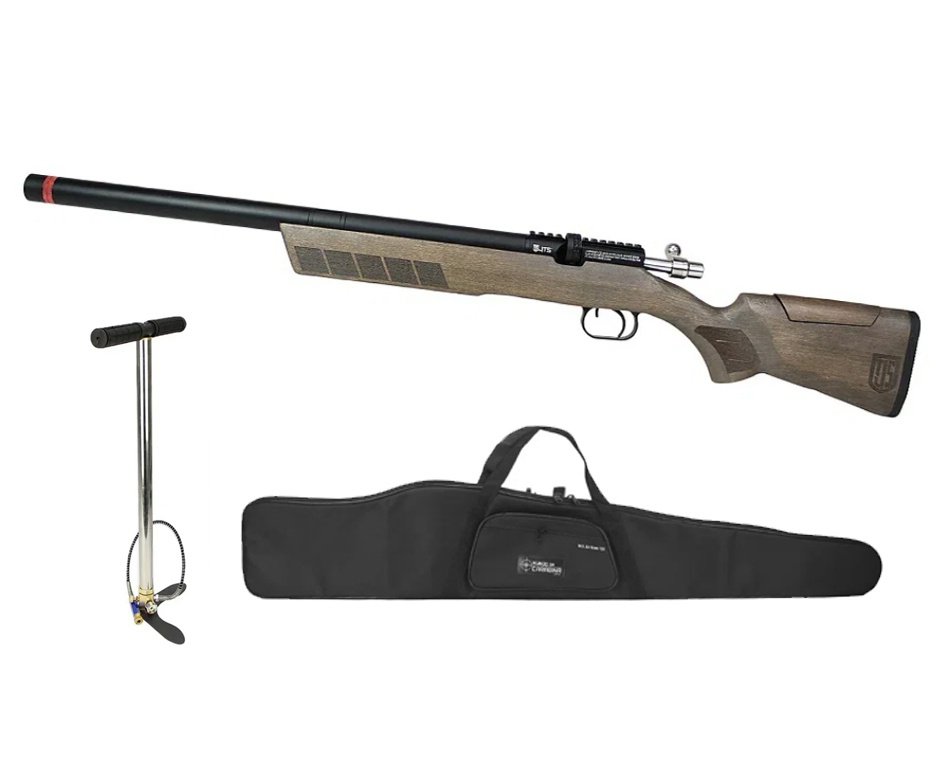 Carabina de Pressão PCP JTS Stealth Hawk 6.35mm + Bomba + Capa