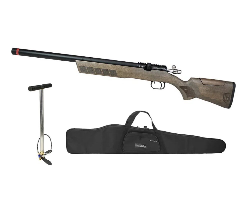 Carabina de Pressão PCP JTS Stealth Hawk 6.35mm + Bomba + Capa