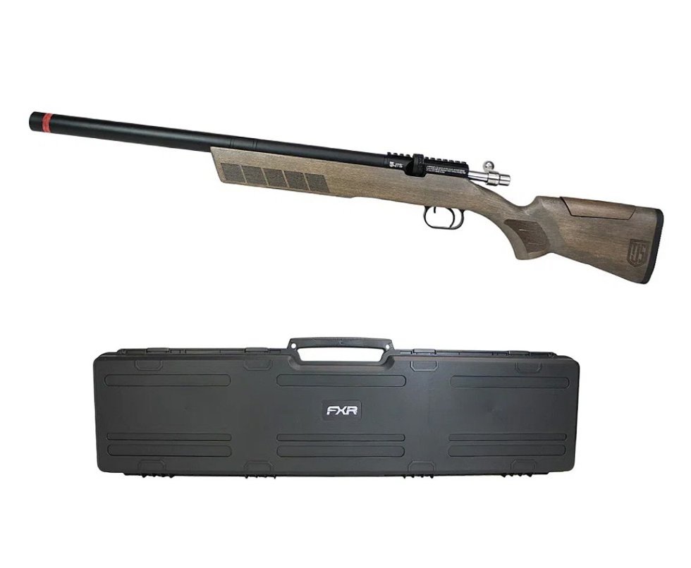 Carabina de Pressão PCP JTS Stealth Hawk 6.35mm + Case FXR