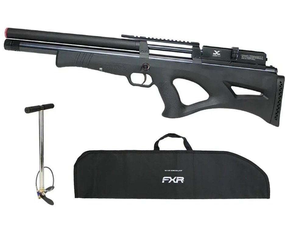 Carabina de Pressão PCP Xisico Shield Bullpup 6.35mm - FXR Arms + Bomba + Capa