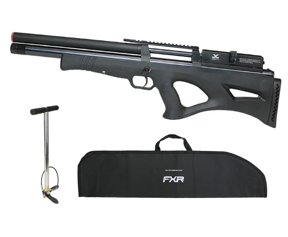 Carabina de Pressão PCP Xisico Shield Bullpup 6.35mm - FXR Arms + Bomba + Capa