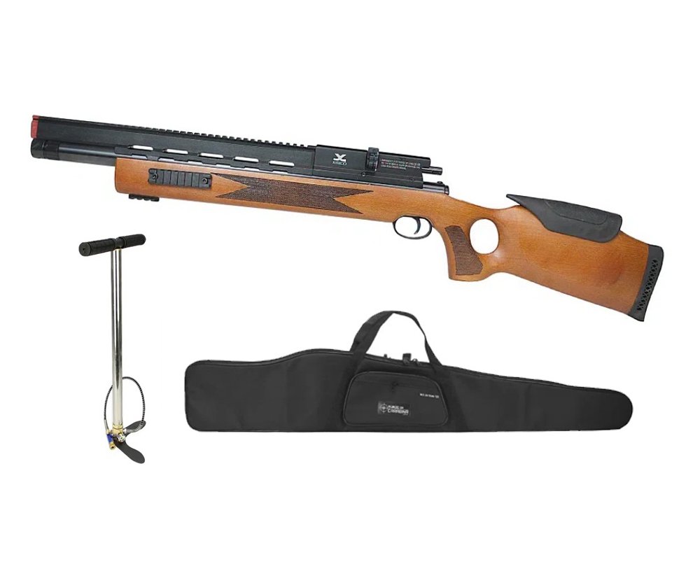 Carabina de Pressão PCP Guardian 5.5mm Xisico - FXR Arms + Bomba + Capa