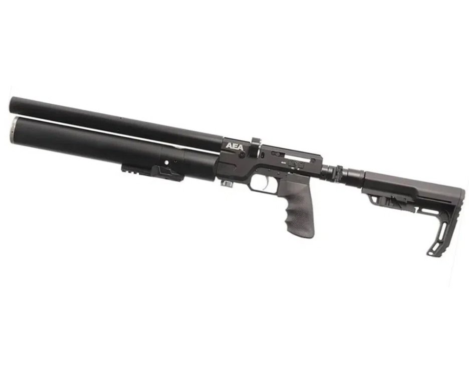 Carabina de Pressão PCP SF Sniper Semi Auto 5,5mm - AEA Airguns + Bomba + Capa + Luneta 6-24x50 + Chumbos + Alvos + Kit de Limpeza + Desengripante / Anticorrosivo