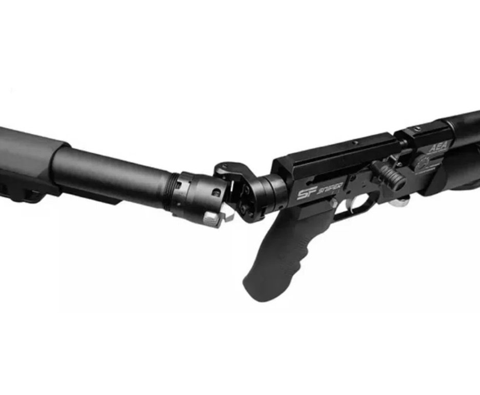 Carabina de Pressão PCP SF Sniper Semi Auto 5,5mm - AEA Airguns + Bomba + Capa