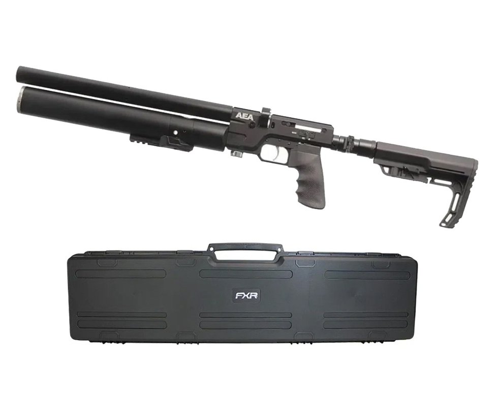 Carabina de Pressão PCP SF Sniper Semi Auto 5,5mm - AEA Airguns + Case FXR