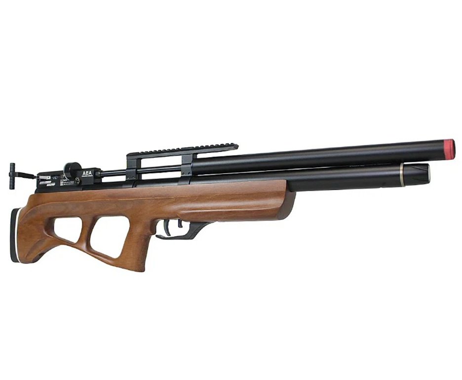 Carabina de Pressão PCP AEA Challenger Bullpup 5.5mm - FXR + Bomba + Capa + Luneta 6-24x50 + Chumbos + Alvos + Kit de Limpeza + Desengripante / Anticorrosivo