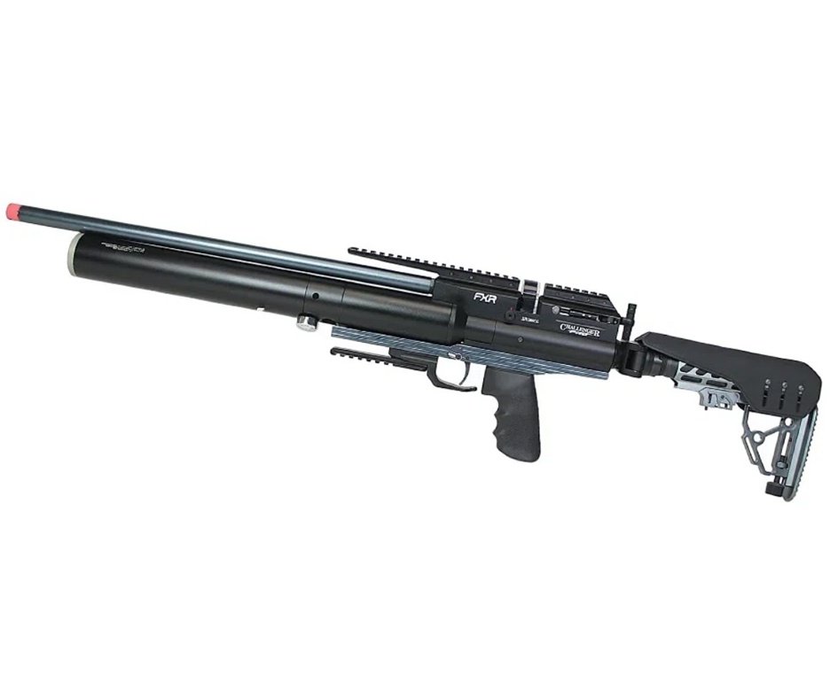 Carabina de Pressão PCP Challenger Pro 5,5mm - AEA Airguns + Luneta 6-24x50 + Chumbos + Alvos + Bipé Tático